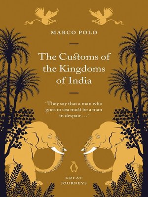 cover image of The Customs of the Kingdoms of India